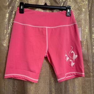 Baby Phat Pink White Logo Y2K 2000s Bike Gym Shorts Medium NWT